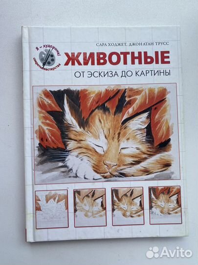 Книга животные рисование