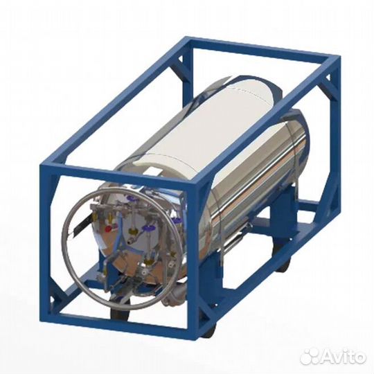 Горизонтальный криоцилиндр 500 л