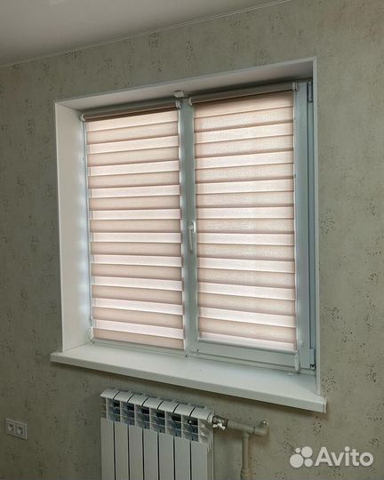 Рулонные шторы зебра