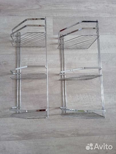 Полка навесная угловая