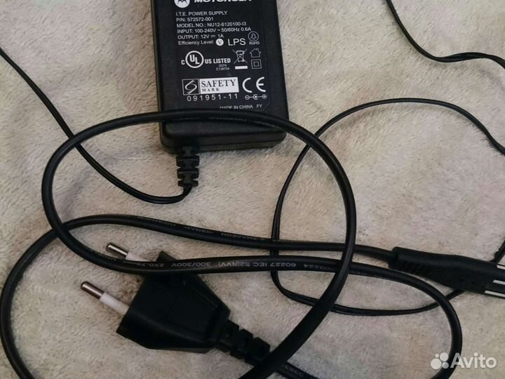 Блок питания Motorola 12v-1a