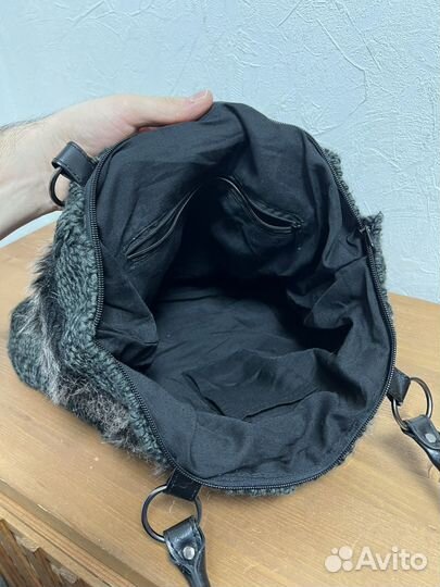 Винтажная вязанная сумка тоут y2k