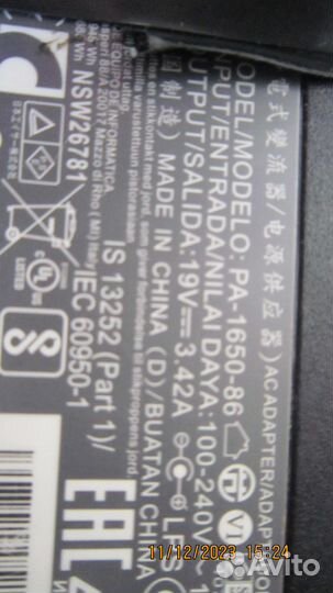 Блок питания для ноутбука, samsung, lg, sony vaio