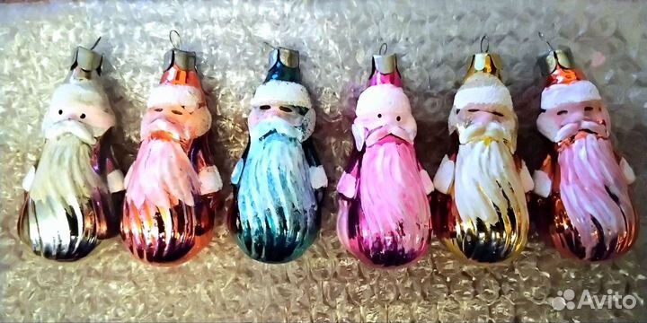 Елочные игрушки, много разных, периода СССР