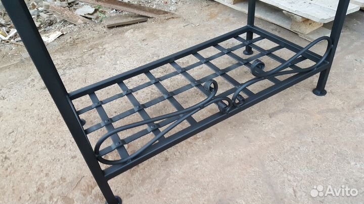 Мангал 4 мм кованый столик металлический