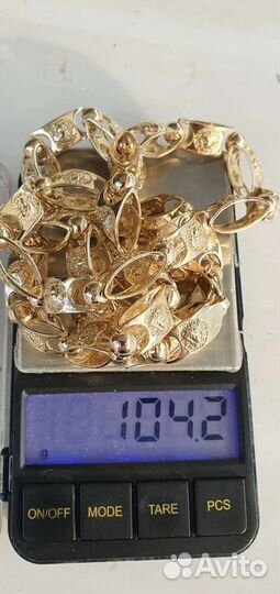 Золотая цепочка 104.2гр 70см