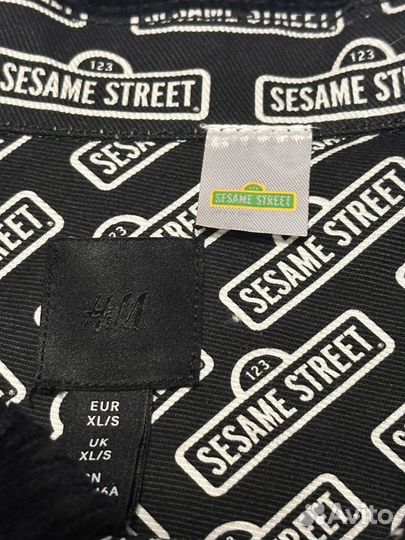 Куртка коуч H&M x Sesame Street новая оригинал