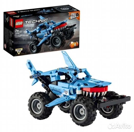 Lego technic Monster Jam мегалодон 42134