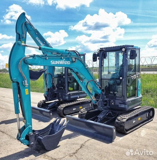 Мини-экскаватор SUNWARD SWE 35UF, 2024