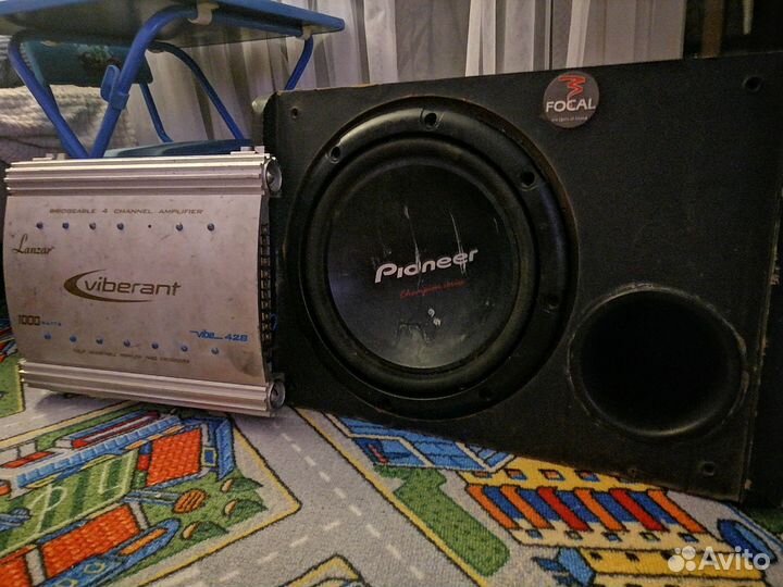 Сабвуфер и усилитель