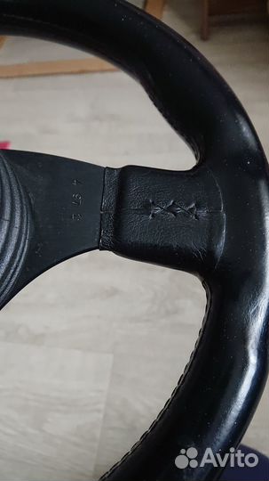 Спортивный кожаный руль SWM (Италия) для Bаз(Lada)