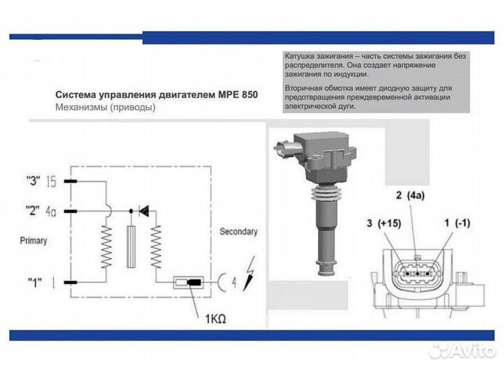 Разъем катушки зажигания Nissan Infiniti
