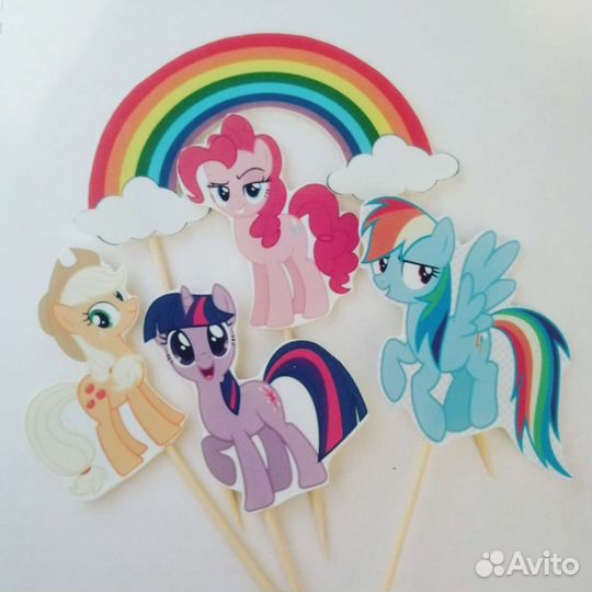 Съедобные топперы в торт