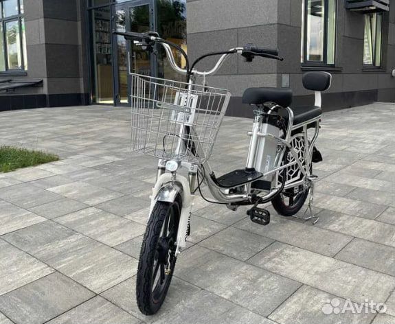 Электровелосипед minako V8 Pro 12Ah с корзиной