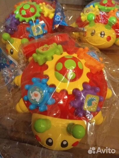 Каталка Божья коровка музыкальная. Новая