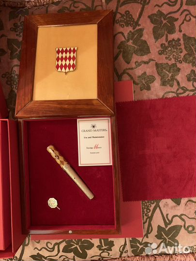 Эксклюзивная перьевая ручка Монако Золото/Серебро