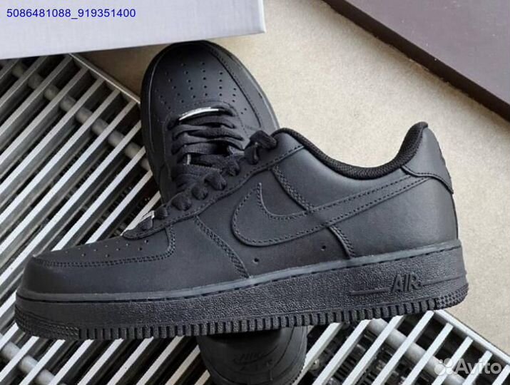 Кроссовки nike air force 1 black оригинал