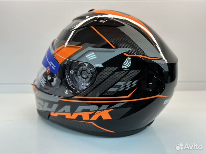 Мотошлем Shark Ridill Phaz оранжевый