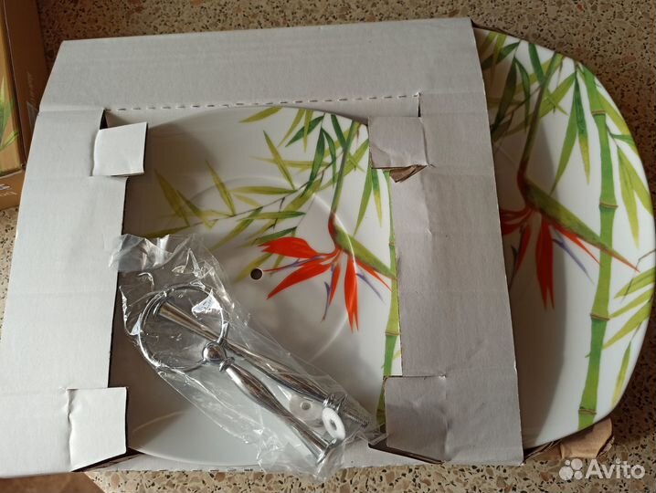 Этажерка 2-х ярусная Domenik Bamboo