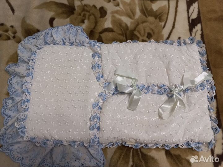 Конверт на выписку для мальчика зимний