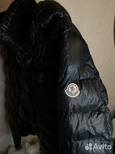 Пуховик moncler глянцевый