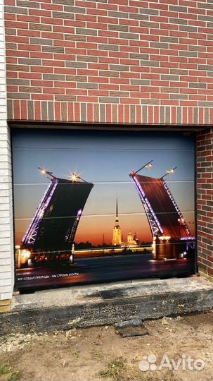 Секционныегаражные ворота под ключ