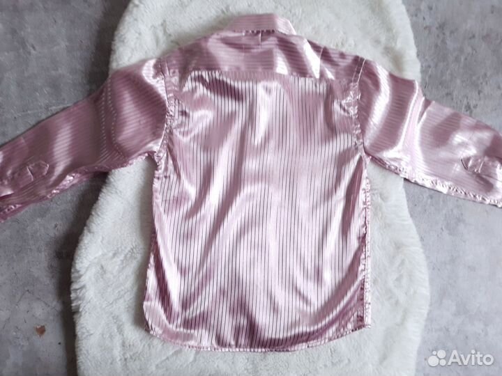 Нарядная рубашка для мальчика 122 с галстуком