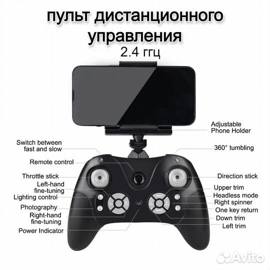 Самолет дрон на радиоуправлении с камерой