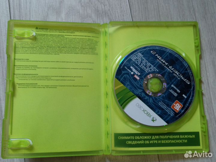 Игра Xbox 360 spider-man 2 человек паук 2 лицензия