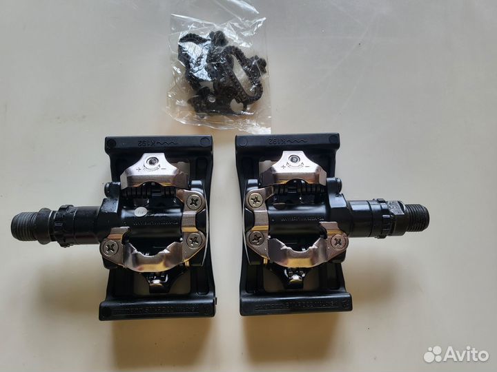 Педали Shimano PD-M520 с платформой SM-P22