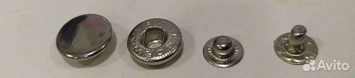 Кнопки металлические для одежды