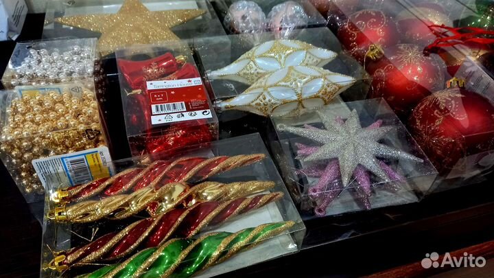 Елочные игрушки шарики