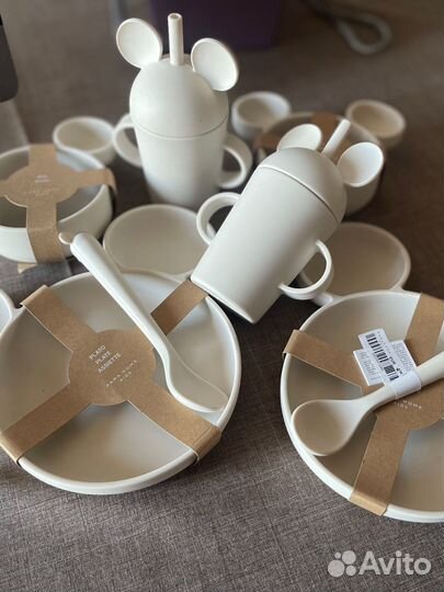 Детская селикановая посуда Zara Home Disney