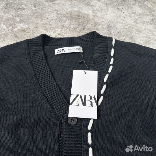 Кардиган Zara Topstitching Band