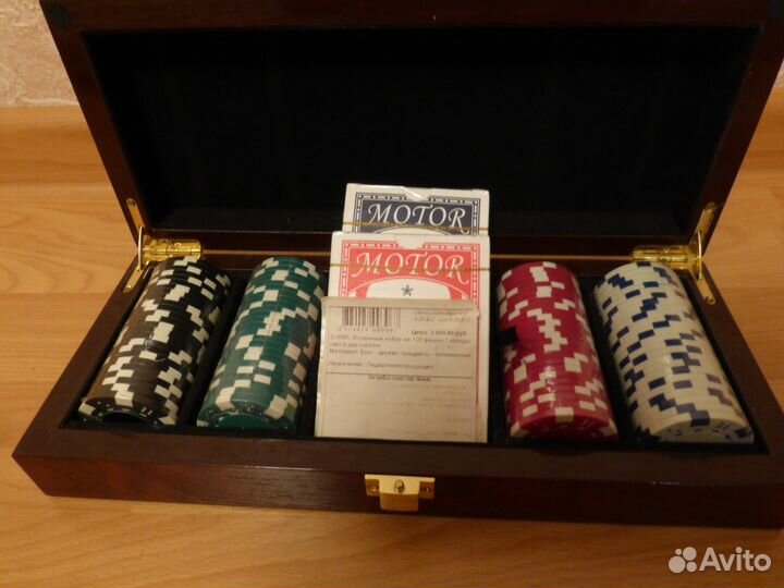 Набор для покера 100 фишек