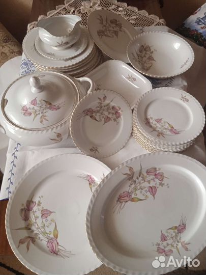 Сервиз столовый, Чехословакия, 27 предметов