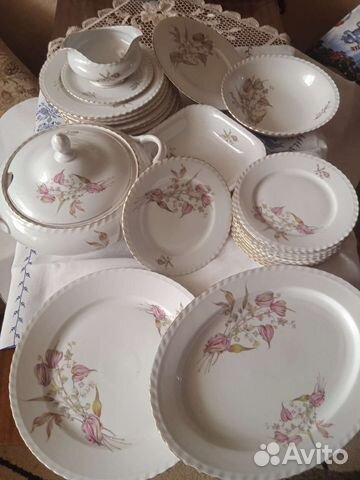 Сервиз столовый, Чехословакия, 27 предметов