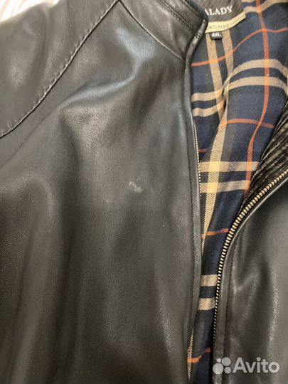 Кожаная куртка мужская