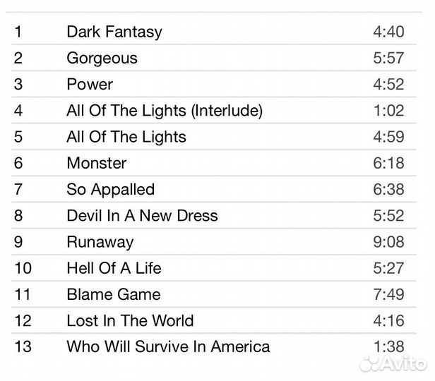 Kanye West - My Beautiful Dark Twisted Fantasy CD