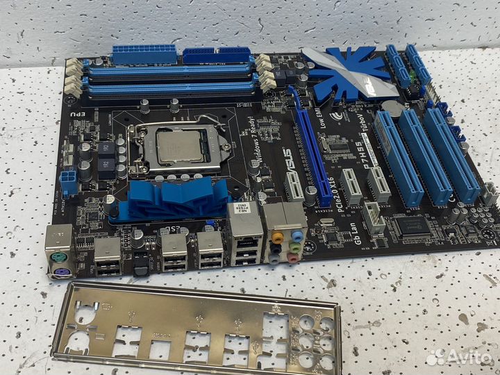 Материнская плата asus с процессором i5-650/1156