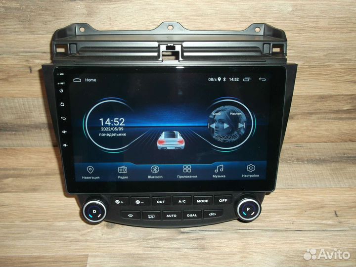 Магнитола Honda Accord 7 Android GPS WiFi