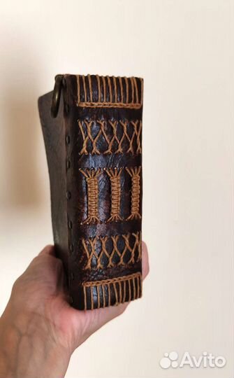 Кожаный блокнот ручной работы