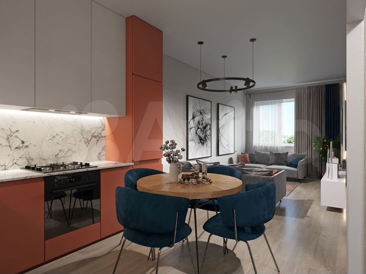 1-к. квартира, 39,7 м², 9/17 эт.