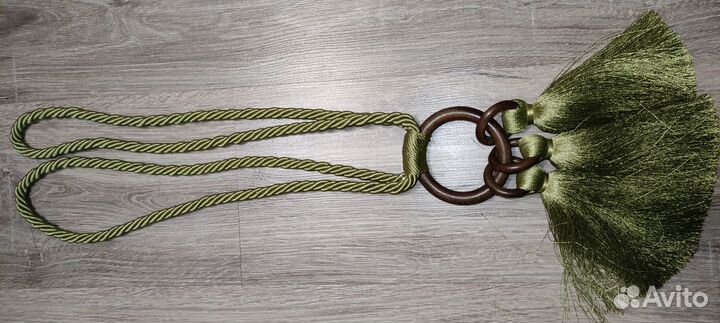 Подхват с кисточкой, бахрома для штор