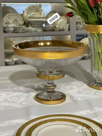 Фруктовница хрусталь