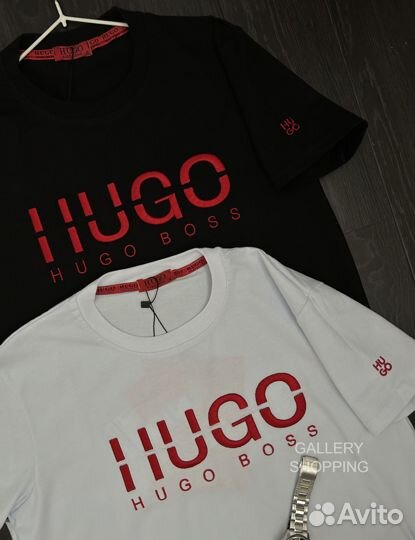 Футболка Hugo Boss 2 цвета lux 2024