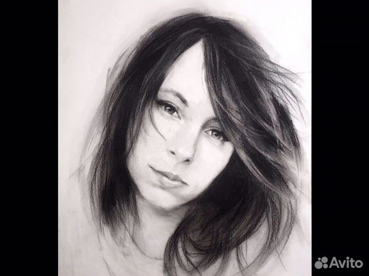 Портрет по фото, роспись стен, услуги художника