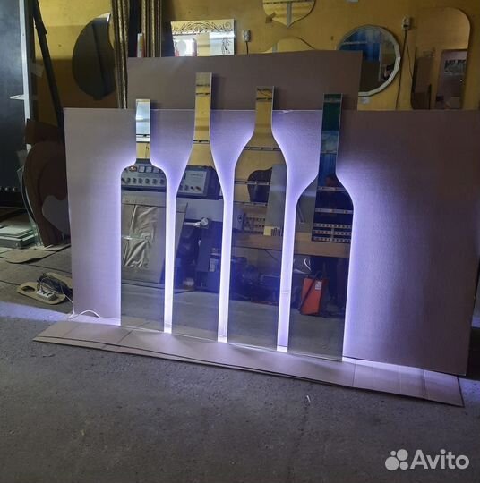 Зеркало с фацетом в раме