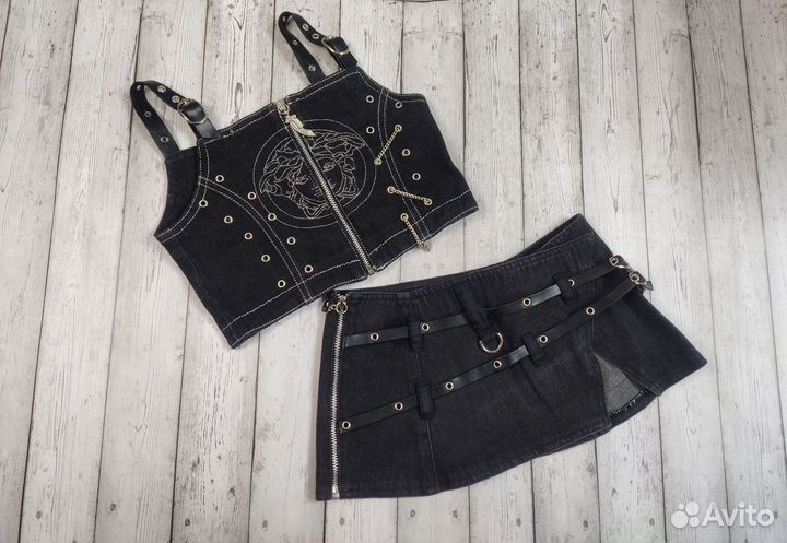 Комплект для девочки Versace Young в стиле рок 92