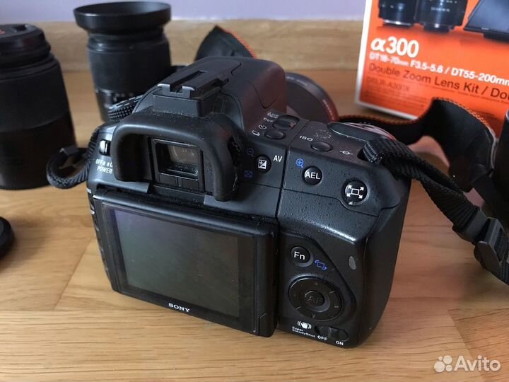 Sony A300 + 3 объектива + CF + сумка